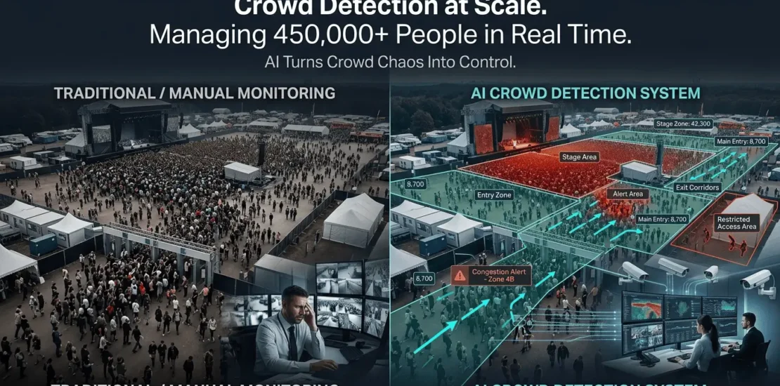 How AvidBeam’s Crowd Detection System Manages 450,000+ People at Once